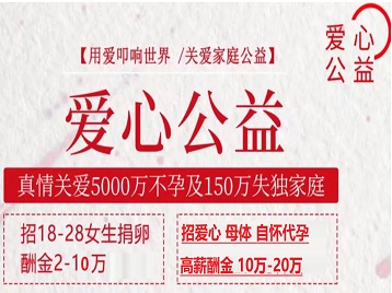 李沧捐卵助孕生子 爱心志愿者招募